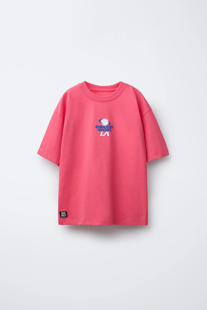 RAISED PRINT T-SHIRT