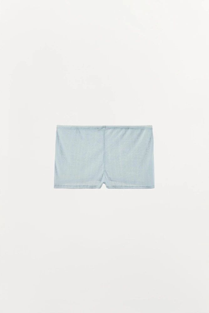 POINTELLE BOXER SHORTS