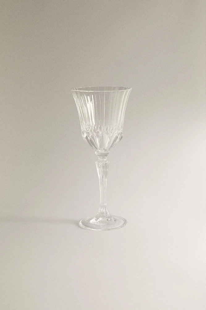 ENGRAVED CRYSTALLINE WATER GLASS