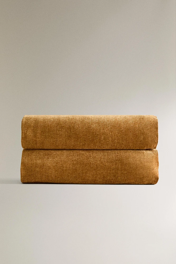 PLAID CHENILLE UNI