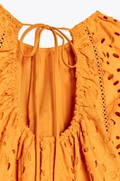 ZW COLLECTION EMBROIDERED SHORT DRESS
