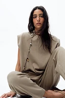 WASHED INTERLOCK T-SHIRT