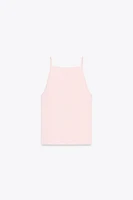 TIE CUT OUT KNIT TOP