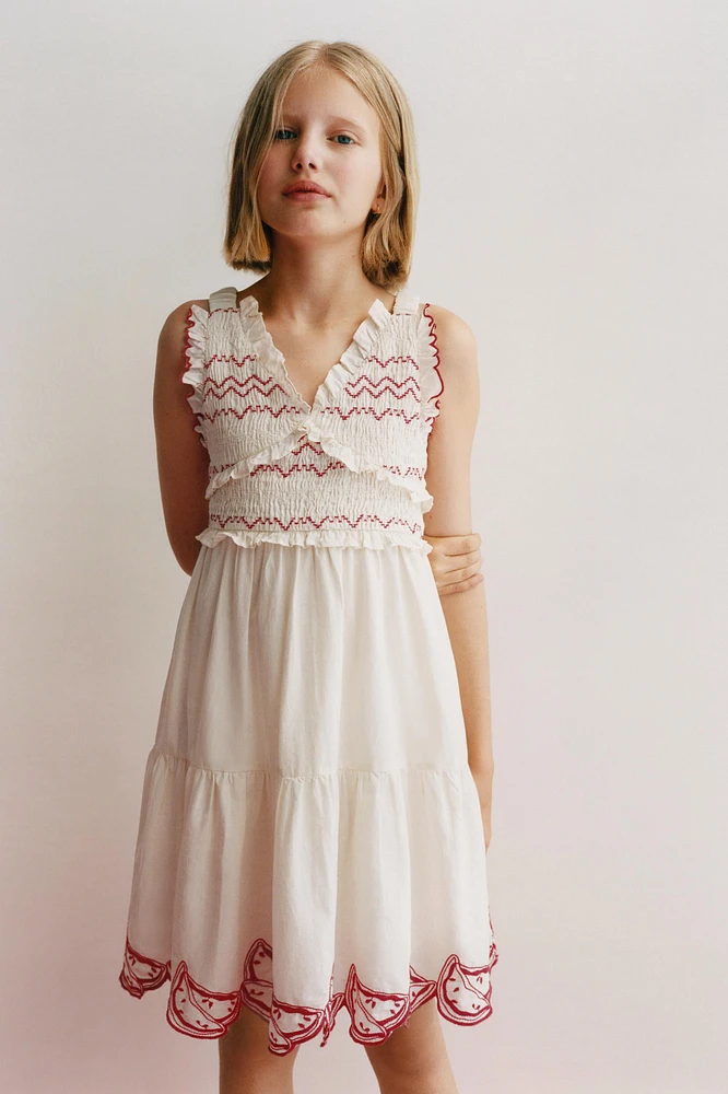 ROBE BRODERIES PASTÈQUES