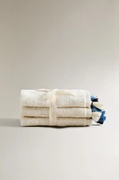 PACK OF HAND TOWELS WITH TASSELS (PACK OF 3)