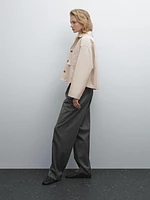 Water-repellent cape jacket