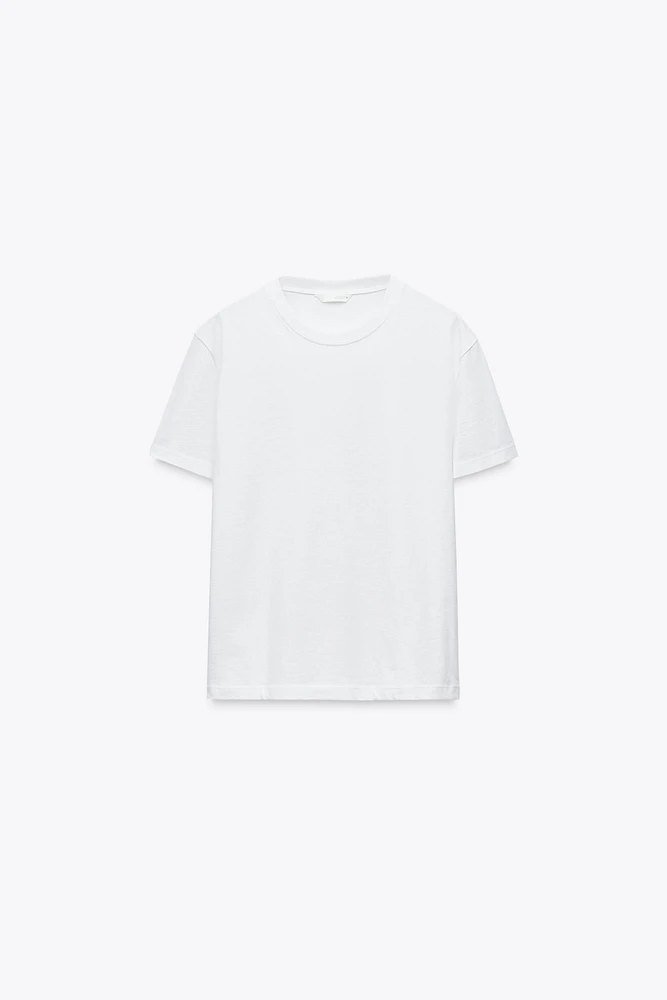 BASIC COTTON T-SHIRT