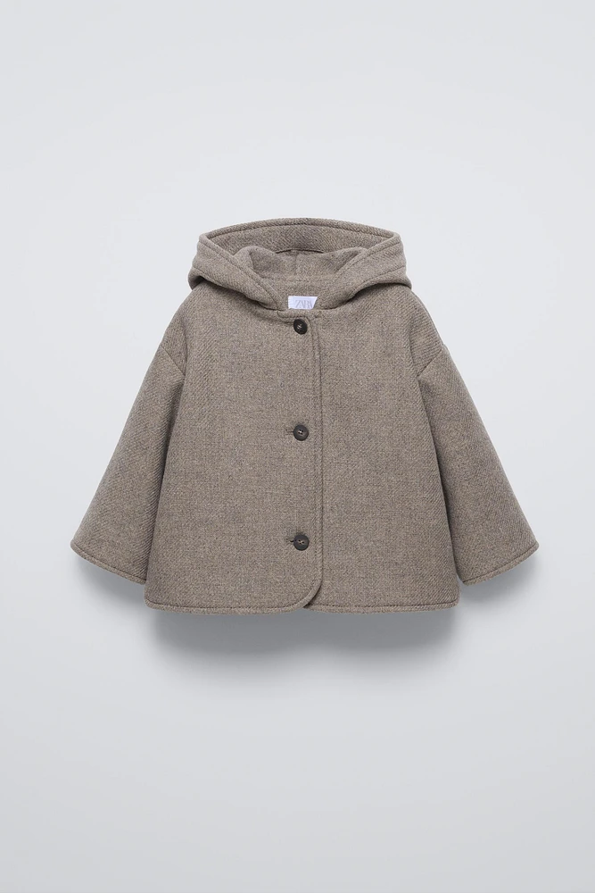 MANTEAU EN LAINE MANTECO