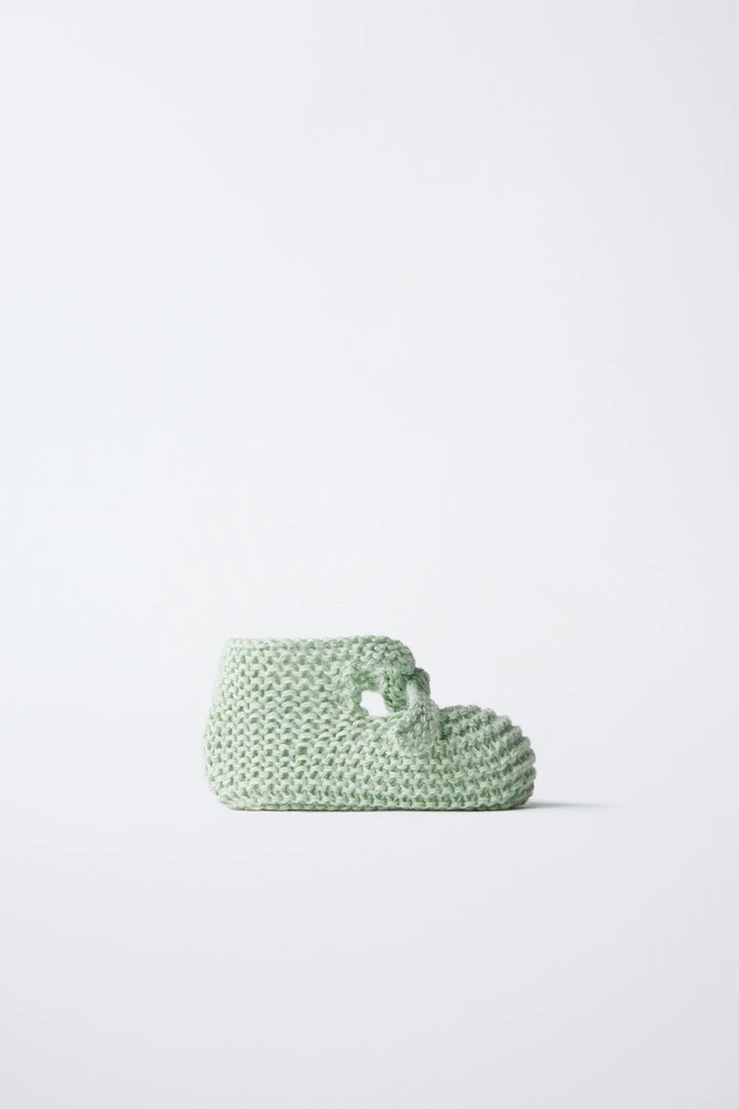 COTTON TIE BOOTIES