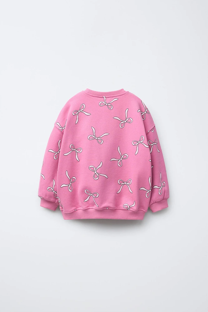 SWEAT À IMPRIMÉ FLEURS
