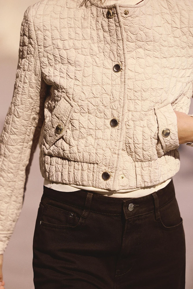 BLOUSON AVIATEUR REMBOURRÉ