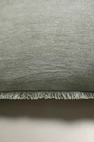 FRINGED THROW PILLOW COVER