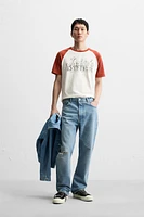 WASHED PRINTED T-SHIRT