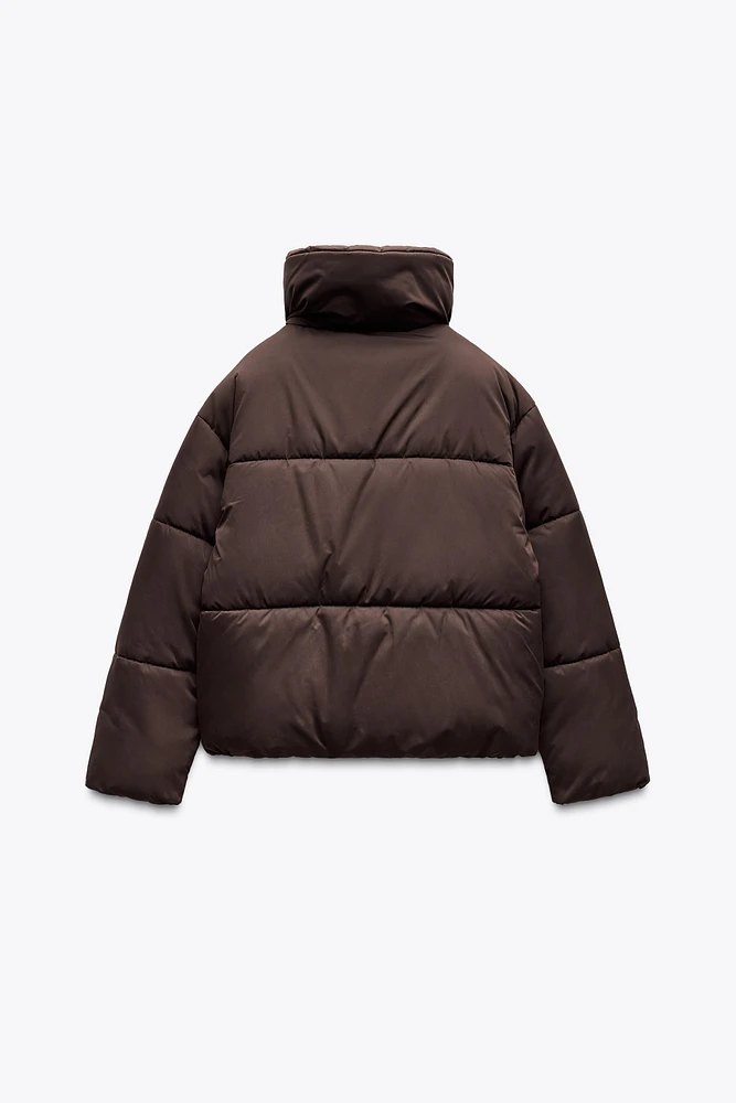 ANORAK REMBOURRÉ ET COURT IMPERMÉABLE COUPE VENT