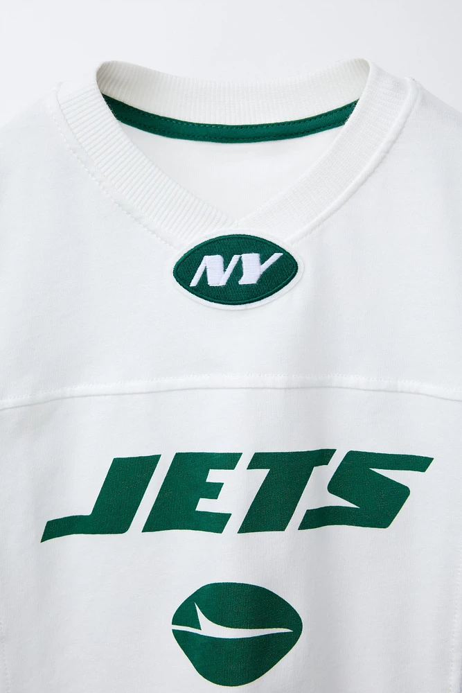 EMBROIDERED JETS © NFL PATCH T-SHIRT