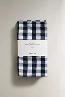 GINGHAM CHECK NAPKINS (SET OF 2)