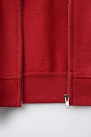 SWEAT ZIPPÉ IMPRIMÉ À RELIEF