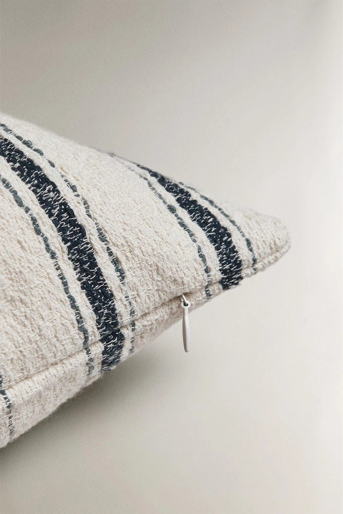 HOUSSE DE COUSSIN RAYURES