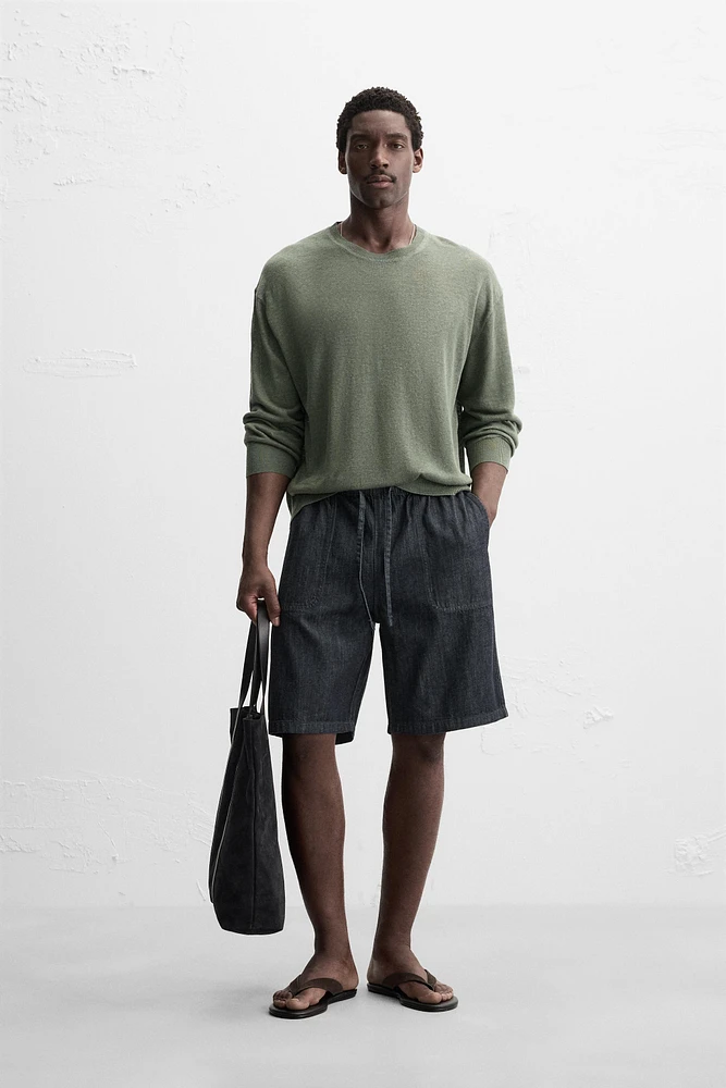 BERMUDA DENIM RELAXED FIT