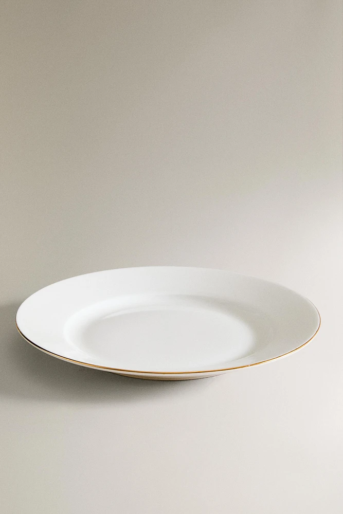 ASSIETTE À PAIN PORCELAINE BONE CHINA BORD