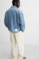 EMBROIDERED CARPENTER POCKET PANTS