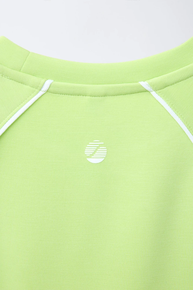 SWEAT À LISERÉS EN MODAL