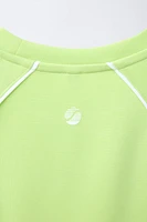 SWEAT À LISERÉS EN MODAL