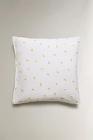 MIMOSA PRINT COTTON PILLOWCASE