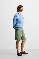 WASHED CANVAS SHORTS