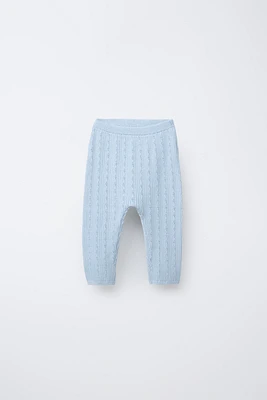 OPENWORK KNIT PANTS