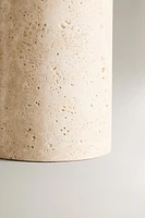 BEIGE MARBLE TOOTHBRUSH CUP