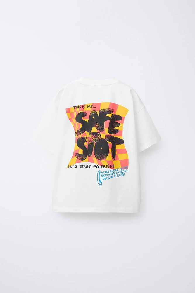 GRAFFITI PRINT T-SHIRT