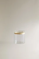 BOROSILICATE GLASS STORAGE JAR