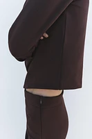 CREPE ZIPPER JACKET