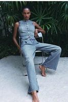 HIGH RISE Z1975 DARTED WIDE LEG JEANS