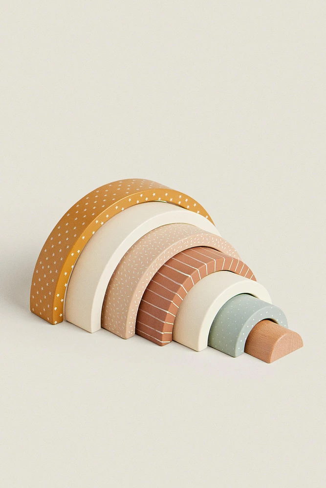 JOUET ENFANT ARC-EN-CIEL BLOCS