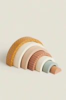 CHILDREN'S TOY RAINBOW BLOCKS