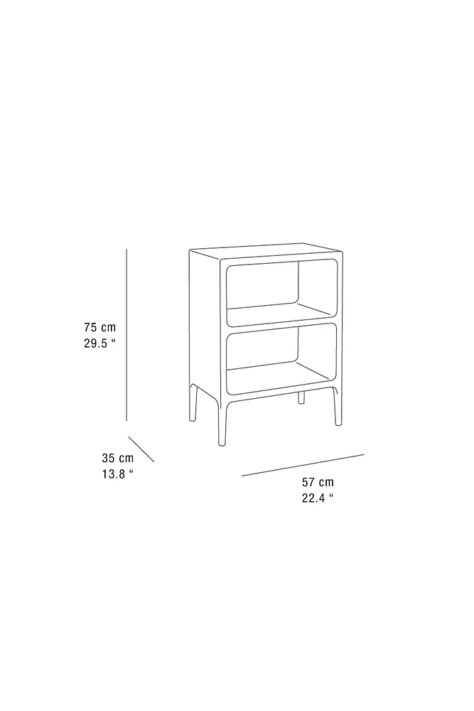MEUBLE D’APPOINT INDIVIDUEL CHÊNE MIEL