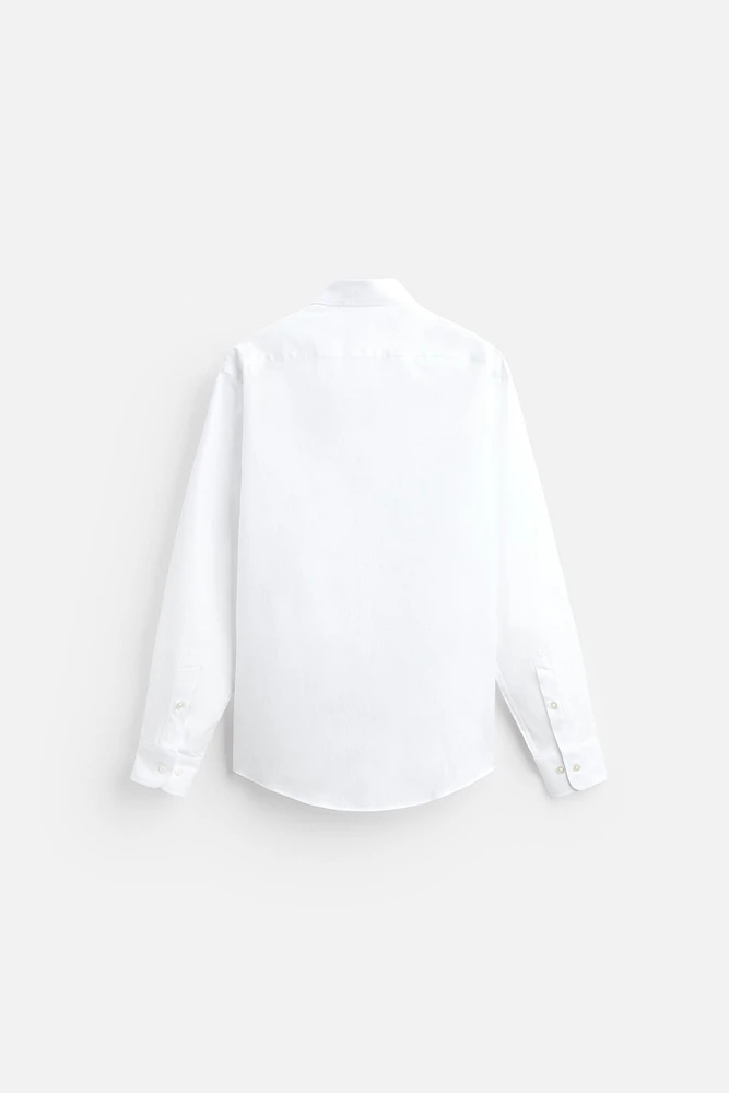 REGULAR FIT TEXTURED SHIRT