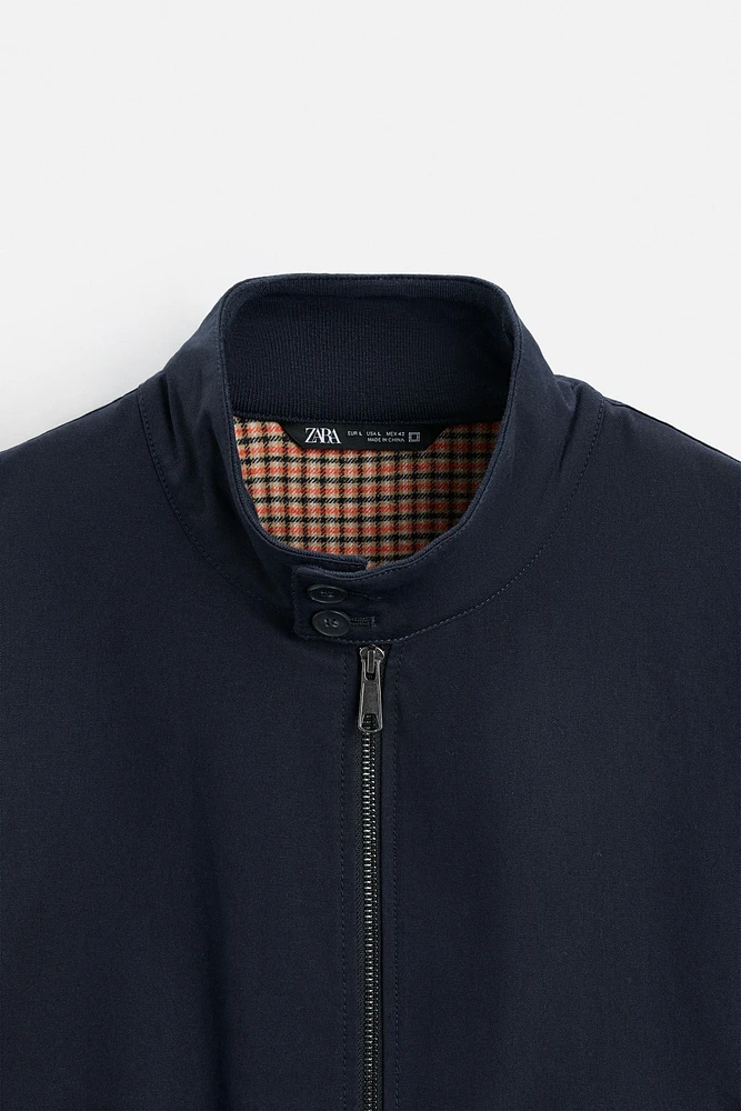 BLOUSON EN COTON AVEC POCHES