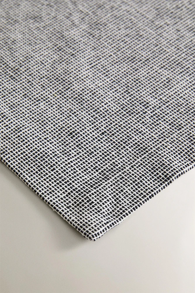 SET DE TABLE QUADRILLÉ
