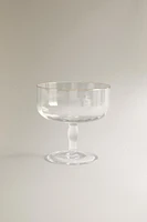 VERRE RELIEF FILET DORÉ