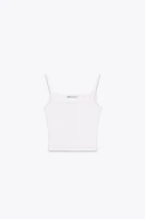 RIBBED CROP TOP