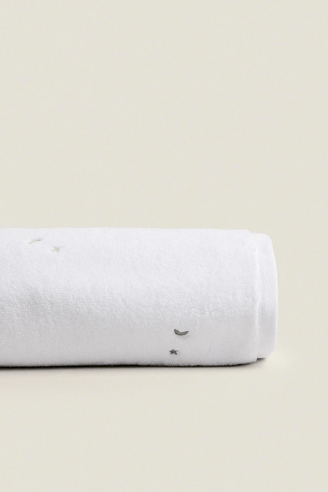SERVIETTE DE BAIN LUNES ÉTOILES
