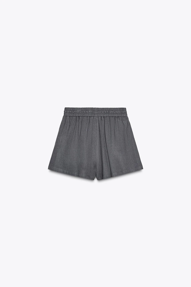 LINEN BOXER SHORTS
