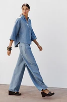 HIGH RISE Z1975 DARTED WIDE LEG JEANS