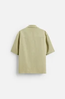 STRUCTURED EMBROIDERED SHIRT