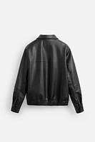 FAUX LEATHER JACKET