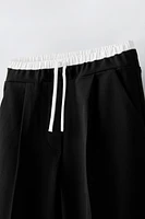 PANTALON À TAILLE DOUBLE