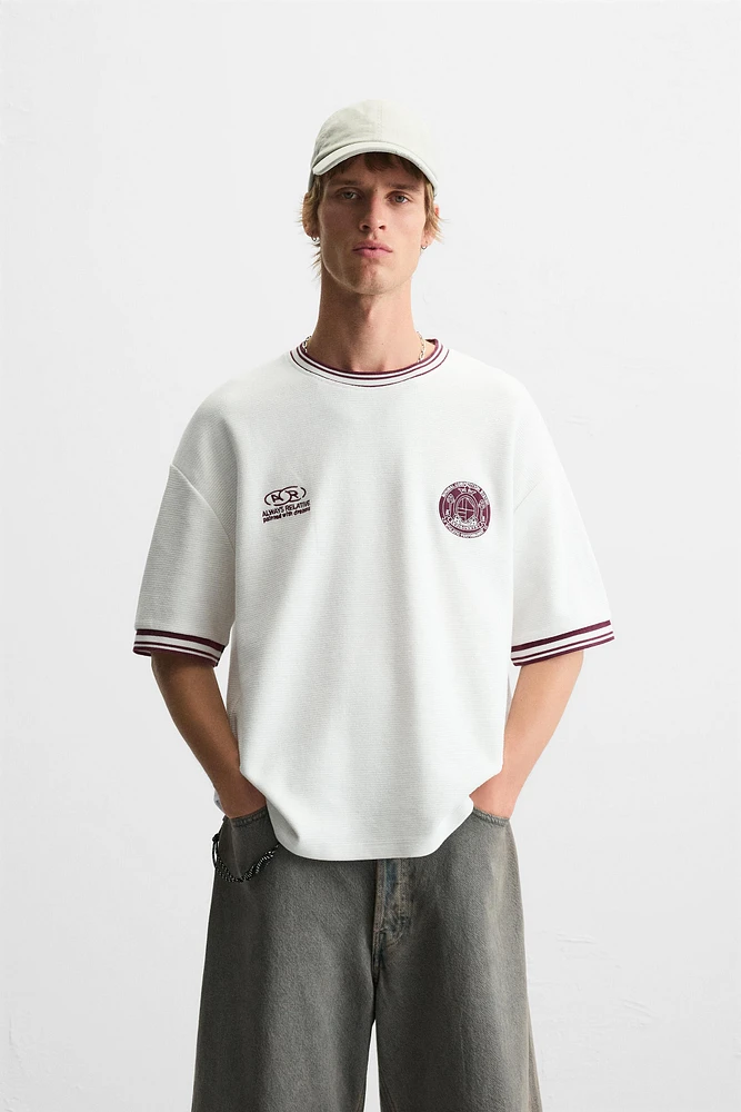 RETRO FOOTBALL STRUCTURE T-SHIRT